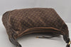 Auth Louis Vuitton Monogram Mini Lin Manon MM Shoulder Bag Brown M95619 LV 6581J