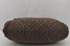 Auth Louis Vuitton Monogram Mini Lin Manon MM Shoulder Bag Brown M95619 LV 6581J