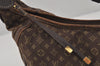 Auth Louis Vuitton Monogram Mini Lin Manon MM Shoulder Bag Brown M95619 LV 6581J
