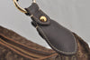 Auth Louis Vuitton Monogram Mini Lin Manon MM Shoulder Bag Brown M95619 LV 6581J