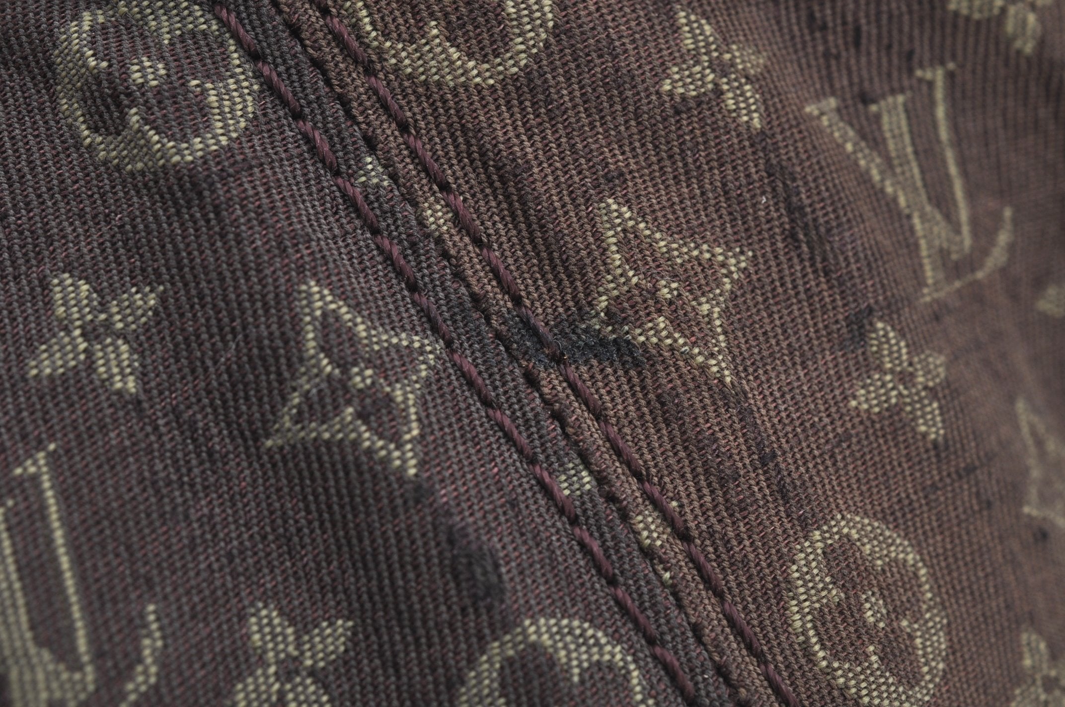 Auth Louis Vuitton Monogram Mini Lin Manon MM Shoulder Bag Brown M95619 LV 6581J