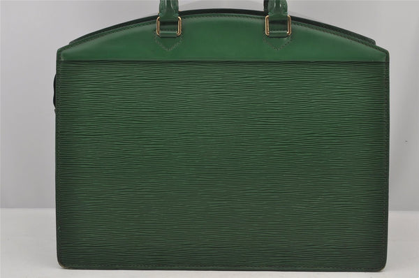 Authentic Louis Vuitton Epi Riviera Hand Bag Green M48184 LV 6582J