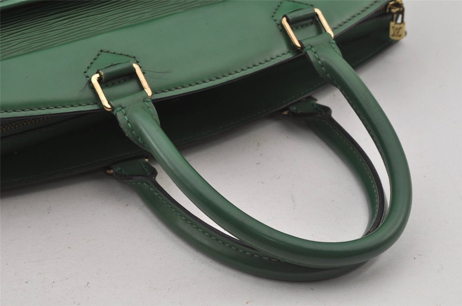 Authentic Louis Vuitton Epi Riviera Hand Bag Green M48184 LV 6582J