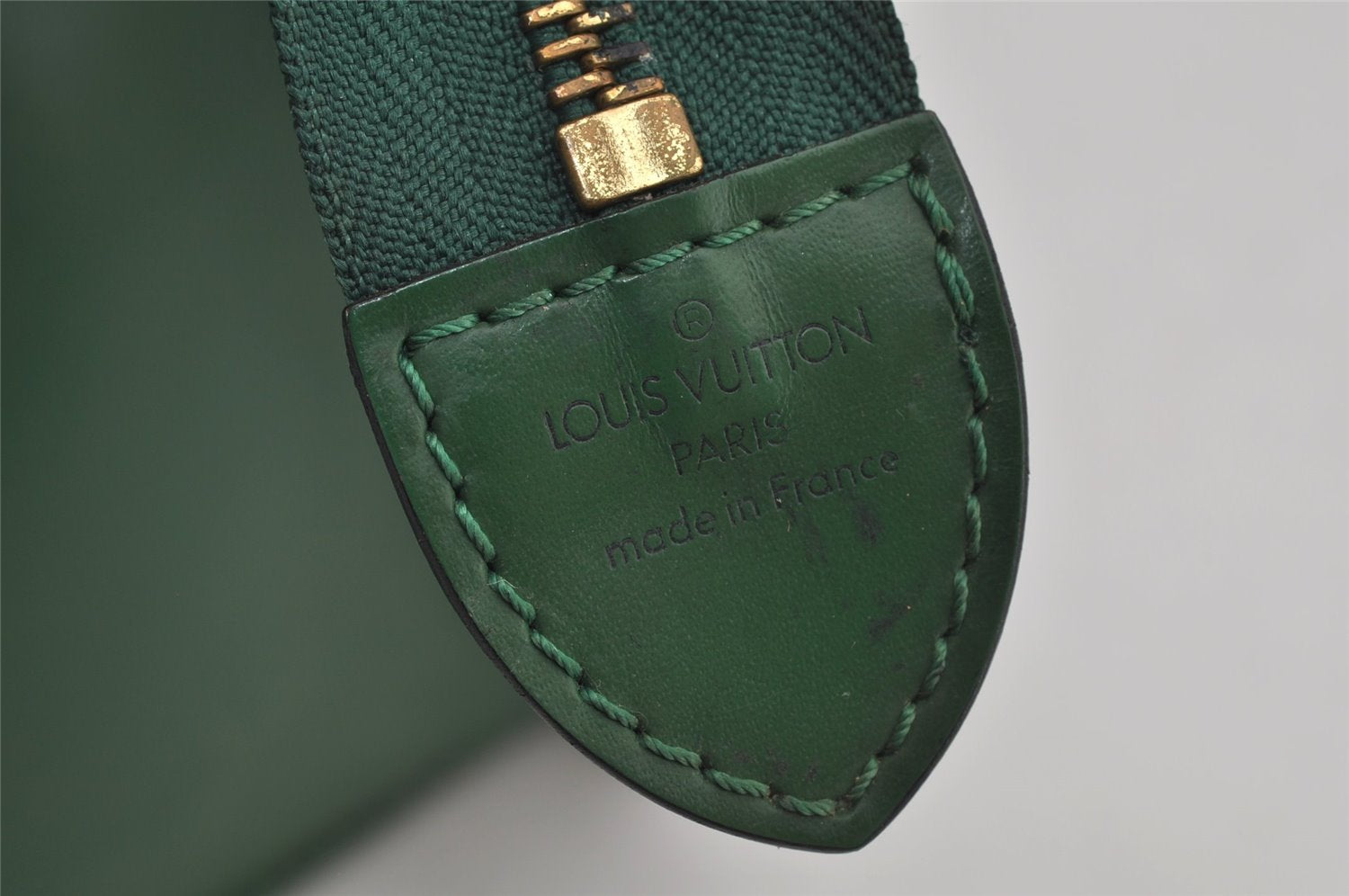 Authentic Louis Vuitton Epi Riviera Hand Bag Green M48184 LV 6582J