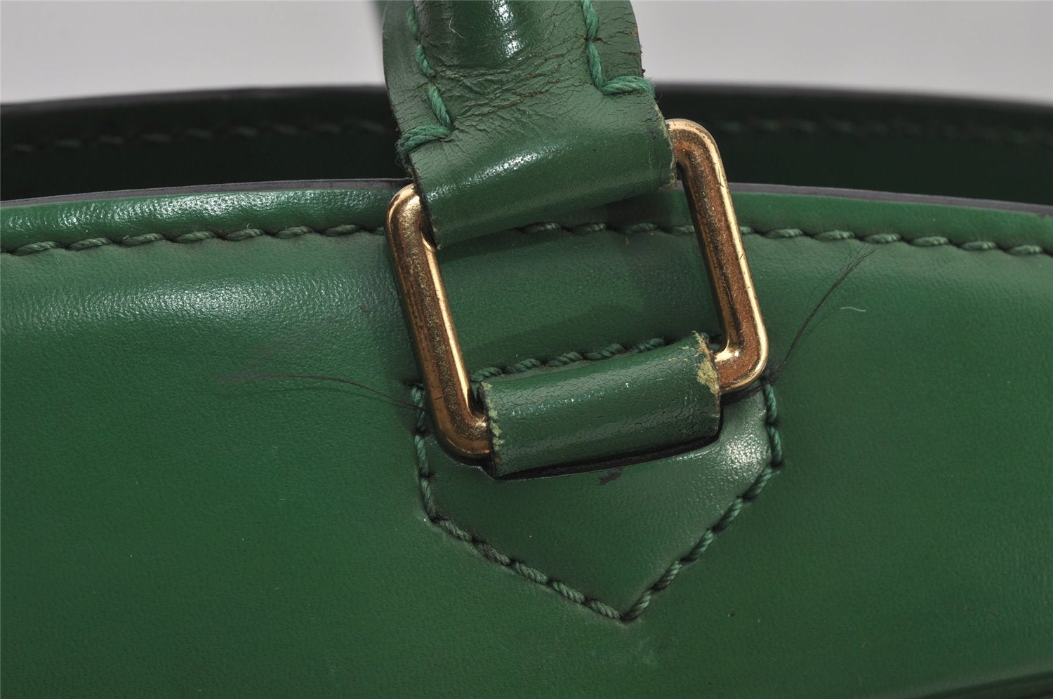 Authentic Louis Vuitton Epi Riviera Hand Bag Green M48184 LV 6582J