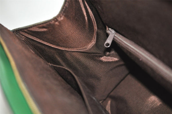 Authentic Louis Vuitton Epi Riviera Hand Bag Green M48184 LV 6582J