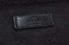 Authentic GUCCI Web Sherry Line Tote Bag GG Canvas Leather 308928 Black 6583J