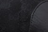 Authentic GUCCI Web Sherry Line Tote Bag GG Canvas Leather 308928 Black 6583J