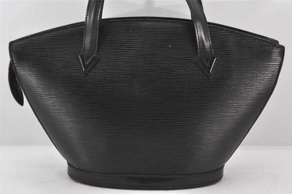 Authentic Louis Vuitton Epi Saint Jacques Hand Bag Black M52272 LV 6583K