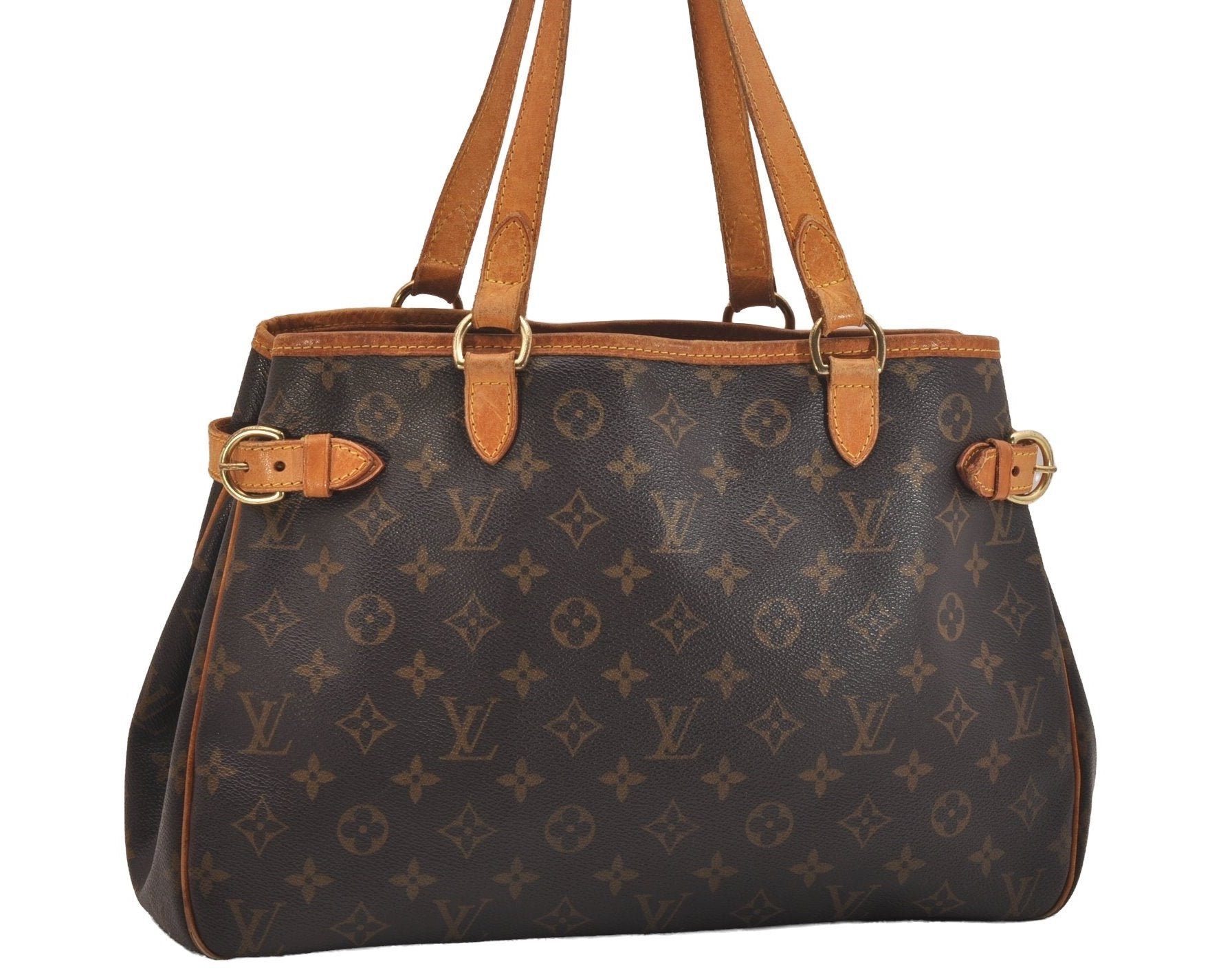 Authentic Louis Vuitton Monogram Batignolles Horizontal Tote Bag M51154 LV 6584J