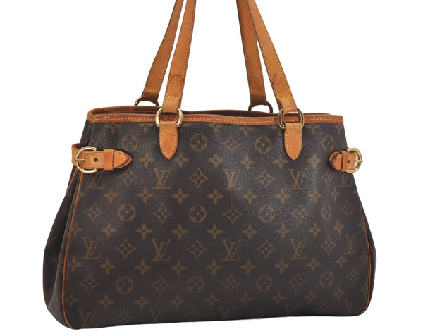 Authentic Louis Vuitton Monogram Batignolles Horizontal Tote Bag M51154 LV 6584J