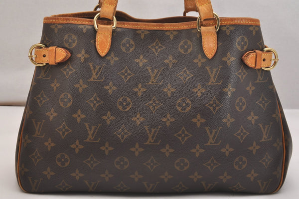 Authentic Louis Vuitton Monogram Batignolles Horizontal Tote Bag M51154 LV 6584J