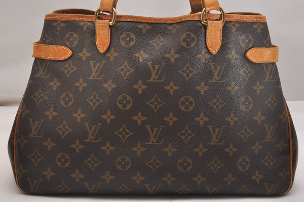 Authentic Louis Vuitton Monogram Batignolles Horizontal Tote Bag M51154 LV 6584J