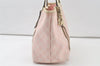 Authentic GUCCI Sherry Line Tote Bag GG Canvas Leather 137396 Pink 6584K