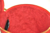 Authentic Louis Vuitton Epi Cannes Red Cosmetic Hand Bag Purse M48037 LV 6585I