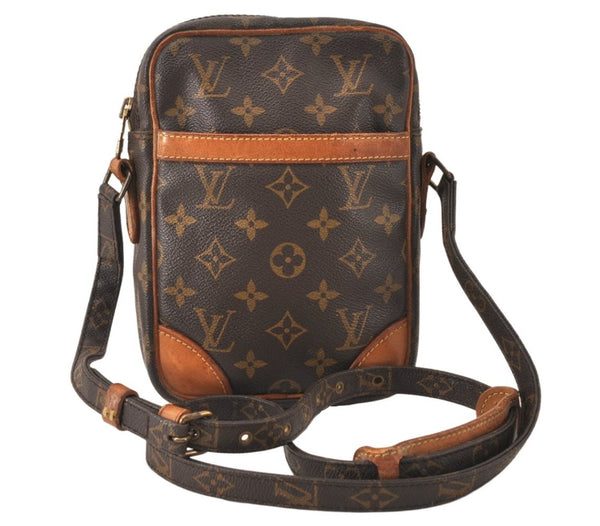 Authentic Louis Vuitton Monogram Danube Shoulder Cross Body Bag M45266 LV 6585K