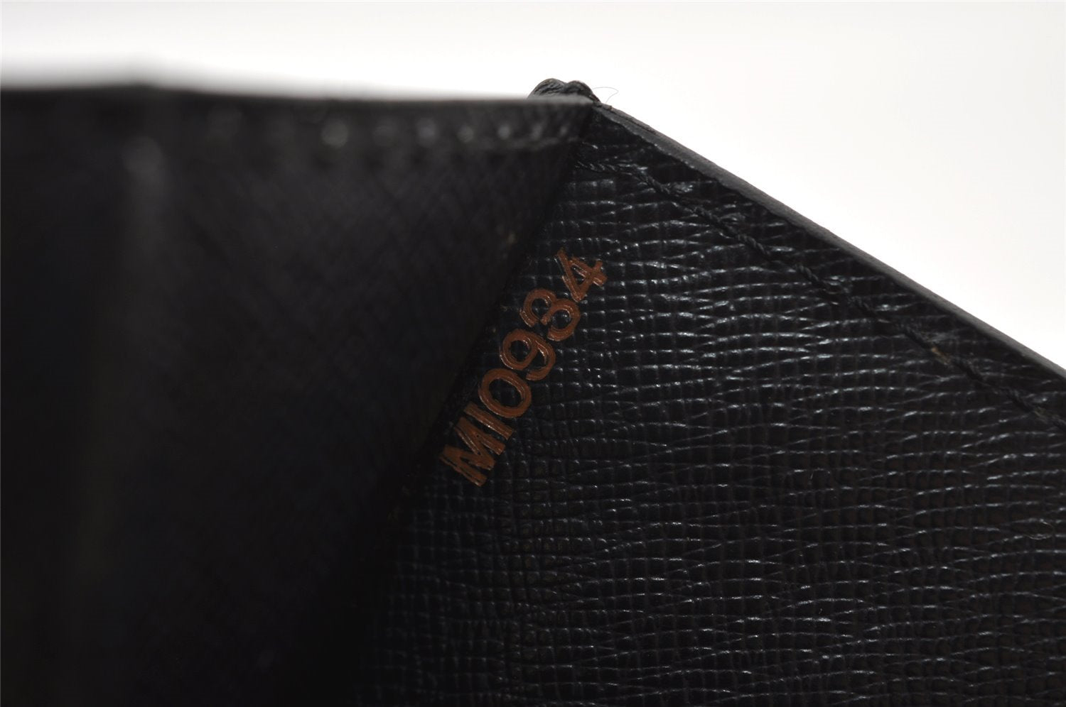 Auth Louis Vuitton Epi Pochette Sellier Dragonne Clutch Bag M52612 Black 6586I