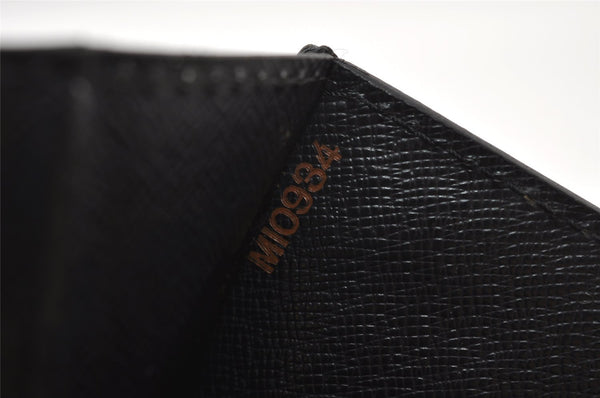 Auth Louis Vuitton Epi Pochette Sellier Dragonne Clutch Bag M52612 Black 6586I