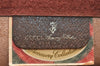 Authentic GUCCI Web Sherry Line Clutch Hand Bag GG PVC Leather Brown Junk 6586K