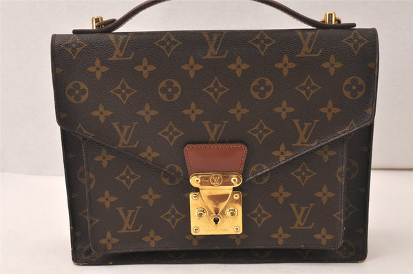 Authentic Louis Vuitton Monogram Monceau 2Way Shoulder Hand Bag M51185 LV 6588K