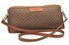 Authentic GUCCI Vintage Micro GG PVC Leather Shoulder Cross Body Bag Brown 6590J
