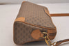 Authentic GUCCI Vintage Micro GG PVC Leather Shoulder Cross Body Bag Brown 6590J
