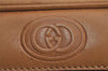 Authentic GUCCI Vintage Micro GG PVC Leather Shoulder Cross Body Bag Brown 6590J