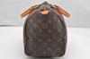 Authentic Louis Vuitton Monogram Speedy 30 Hand Boston Bag M41526 LV 6590K