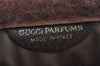 Authentic GUCCI Web Sherry Line Clutch Hand Bag Purse GG PVC Leather Brown 6591J