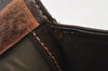 Authentic GUCCI Web Sherry Line Clutch Hand Bag Purse GG PVC Leather Brown 6591J