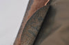 Authentic GUCCI Web Sherry Line Clutch Hand Bag Purse GG PVC Leather Brown 6591J