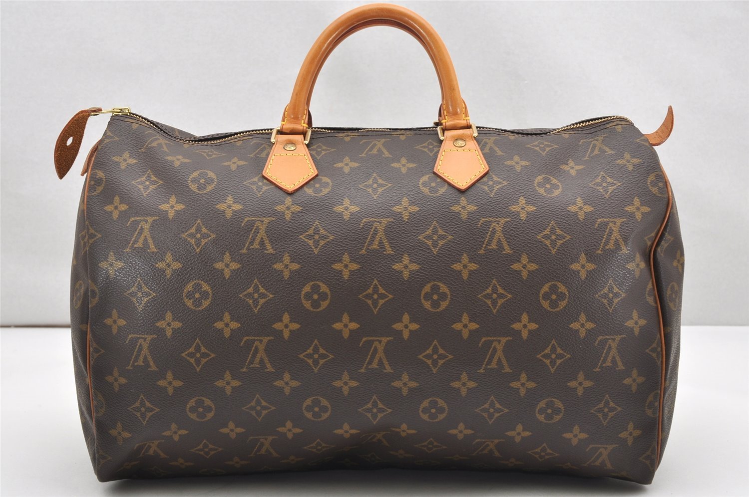 Authentic Louis Vuitton Monogram Speedy 40 Hand Boston Bag M41522 LV 6591K