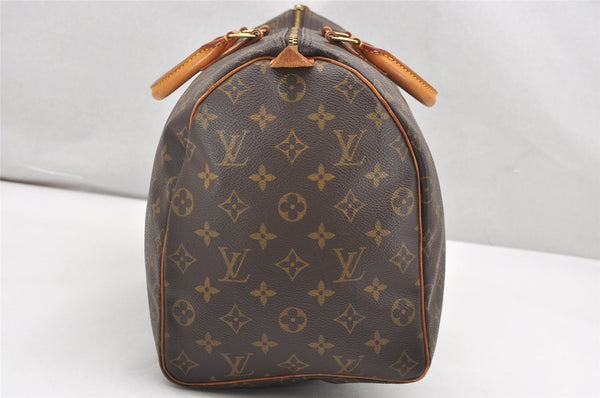 Authentic Louis Vuitton Monogram Speedy 40 Hand Boston Bag M41522 LV 6591K