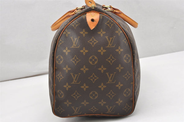 Authentic Louis Vuitton Monogram Speedy 40 Hand Boston Bag M41522 LV 6591K