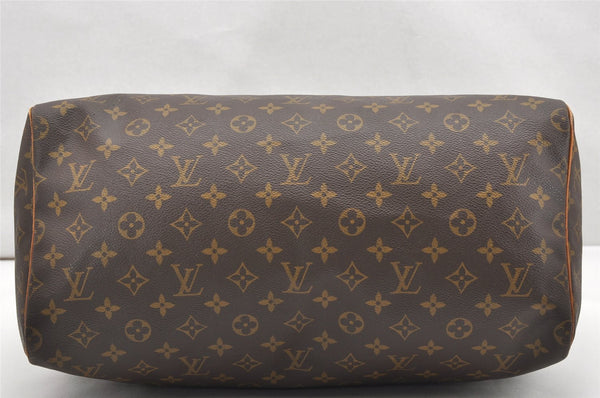 Authentic Louis Vuitton Monogram Speedy 40 Hand Boston Bag M41522 LV 6591K