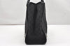 Authentic GUCCI Vintage Hand Tote Bag GG Canvas Leather 120897 Black 6592K