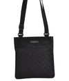 Authentic GUCCI Shoulder Cross Body Bag GG Canvas Leather 0190348 Black 6593J