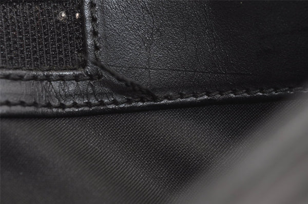 Authentic GUCCI Shoulder Cross Body Bag GG Canvas Leather 0190348 Black 6593J