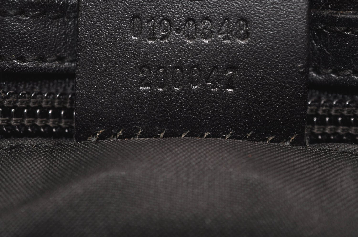 Authentic GUCCI Shoulder Cross Body Bag GG Canvas Leather 0190348 Black 6593J