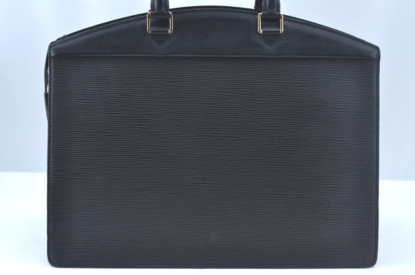 Authentic Louis Vuitton Epi Riviera Hand Bag Black M48182 LV 6594I
