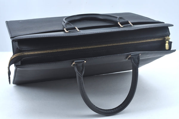 Authentic Louis Vuitton Epi Riviera Hand Bag Black M48182 LV 6594I