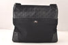 Authentic GUCCI Guccissima GG Nylon Leather Shoulder Bag 161822 Black 6595K