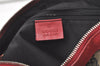 Authentic GUCCI Hand Boston Bag Purse GG Canvas Leather 0000851 Black 6596K