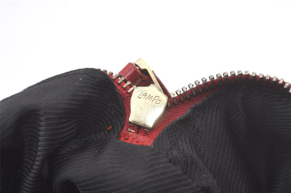 Authentic GUCCI Hand Boston Bag Purse GG Canvas Leather 0000851 Black 6596K