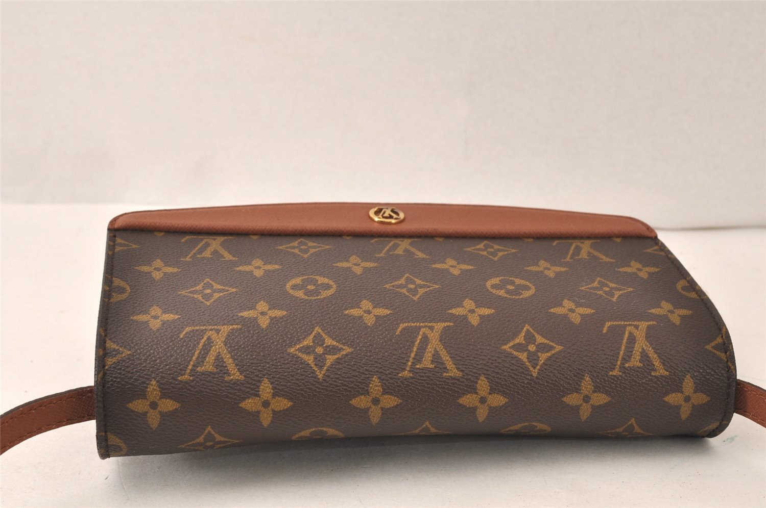 Authentic Louis Vuitton Monogram Bordeaux M51798 2Way Shoulder Clutch Bag 6598K