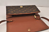 Authentic Louis Vuitton Monogram Bordeaux M51798 2Way Shoulder Clutch Bag 6598K