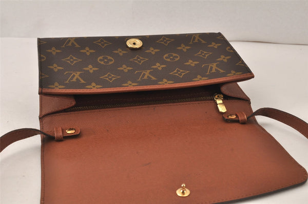 Authentic Louis Vuitton Monogram Bordeaux M51798 2Way Shoulder Clutch Bag 6598K