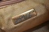 Authentic BOTTEGA VENETA Intrecciato Chain Leather Shoulder Bag Beige 6599I