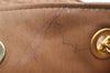 Authentic BOTTEGA VENETA Intrecciato Chain Leather Shoulder Bag Beige 6599I
