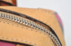 Authentic Christian Dior Shoulder Hand Bag Purse PVC Leather Multicolor CD 6600I